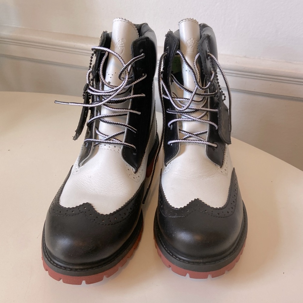 Timberland x Pharrell William Beeline Women Leather Lace Up Ankle Boot Size 7